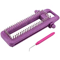 Juego de telar de telar ajustable- juego de telares de tejer Juego de tejer artesanal Kit de hilo artesanal Herramienta…